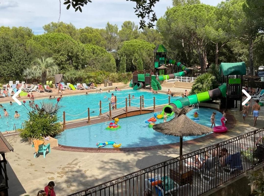 Mobile home 6-pers Camping Leï Suves-Côtes d'Azur-including airco Roquebrune-sur Argens Extérieur photo
