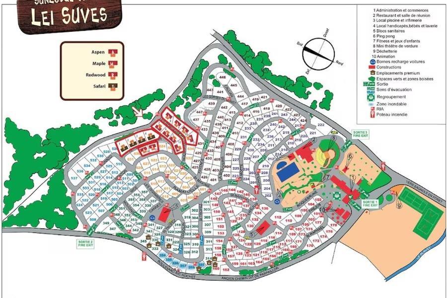 Mobile home 6-pers Camping Leï Suves-Côtes d'Azur-including airco Roquebrune-sur Argens Extérieur photo